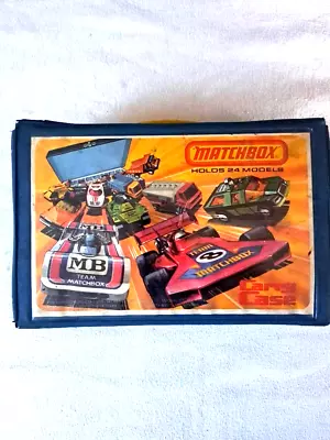 Vintage Matchbox Carry Case Holds 24 Cars 1976 Lesney Products Empty Clean Retro • $10