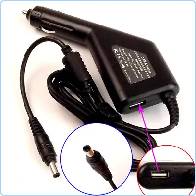 Notebook DC Adapter Car Charger For Samsung 355V5C 350V5C NP-RF510 NP-Q45 • $26.89