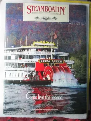 Steamboatin' Magazine 1991 Steamboats Delta Queen And Mississippi Queen • $4.65