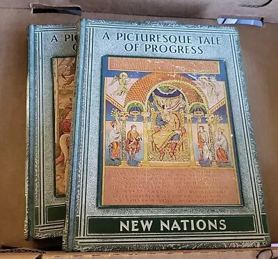 Two Volumes Of A Picturesque Tale Of Progress New Nations • $25