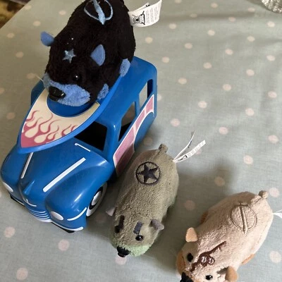 £3 • Buy Zhu Zhu Pets - Hamster Kung Zhu Stonewall Brigadier General Blue & Black With Ca