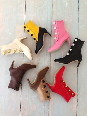 Victoria Scalloped Boot/Shoe - 16  Doll Ellowyne/Tonner/Tyler/Teen Poppy/FR16 • $22.99