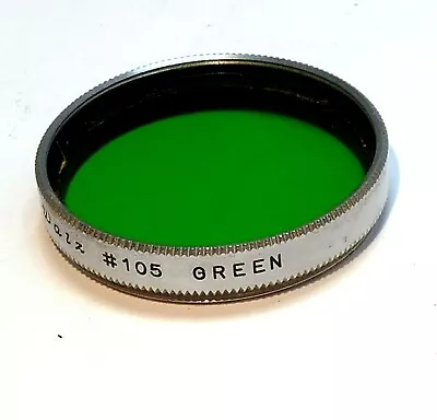 $34.82 • Buy Walz #105 Green 27mm Carl Zeiss Ikon  Lens Filter For Contaflex Tenax