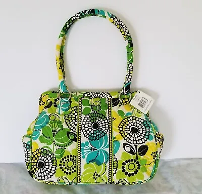 Vera Bradley Frame Bag Floral Purse Lime's Up • $40
