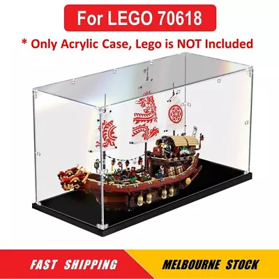 Display Case For LEGO 70618 Ninjago Movie Destiny's Bounty Dust Proof Glue Free • $99.95