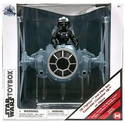 Star Wars Intergalactic TIE Fighter Pilot Set Ensemble Lights Sounds Spin Action • $40