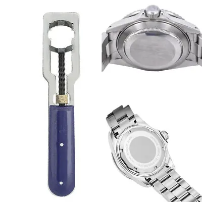 £10.79 • Buy Adjustable Universal Watch Back Case Cover Opener Remover Repair Wrench Tool