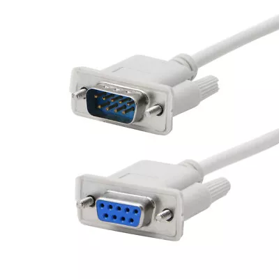 Serial Cable Male To Female Extersion DB9 9 Pin RS232 MF COM Port Wire • $3.97