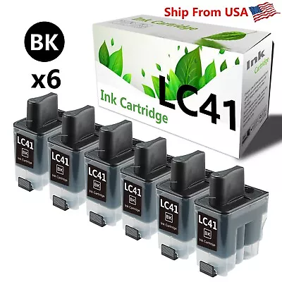 (6PKBlack) LC41 LC-41 Ink Cartridge For DCP-110C MFC-620CN MFC-5440CN Printer • $6.43