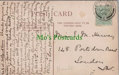 Genealogy Postcard - Hervey Or Harvey 148 Portsdown Road London GL526 • £3.99