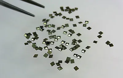 Marcasite Square Cut Size Choice Loose Gemstones HIGH QUALITY Stones Lot • £2.52