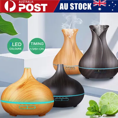 $20.90 • Buy 550ML Aroma Aromatherapy Diffuser LED Oil Ultrasonic Air Humidifier Purifier AU