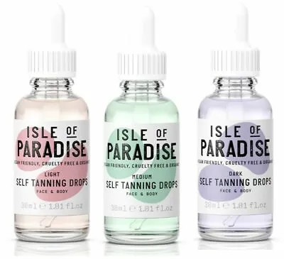£10.95 • Buy Isle Of Paradise Self Tanning Drops - 30ml - New - Vegan And Cruelty Free