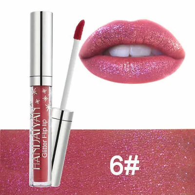 HANDAIYAN Glitter Flip Metallic Liquid Lipstick & Candy Mermaid Liquid Lip Gloss • £3.39