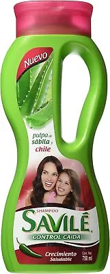 Savile Shampoo With Aloe Pulp And Chile Extract/ Shampoo Con Pulpa De Sabila Y • $12.69