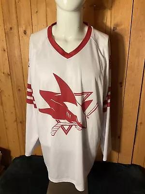 SGA Promo San Jose Sharks NHL San Francisco 49ers NFL Mash Up Hockey Jersey XL • $42