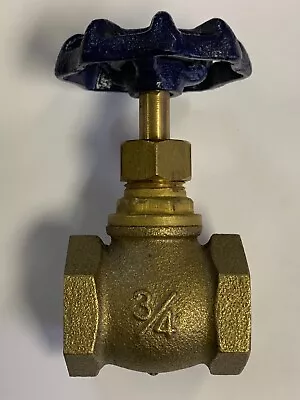 3/4 -fpt Bronze Globe Gate Valve (lot Of 5) • $25