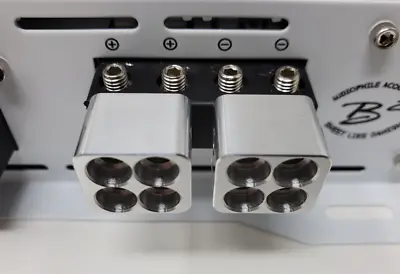 Sky High Car Audio Quad Speaker Wire Amp Inputs 4 Spot Set Screw • $34.99