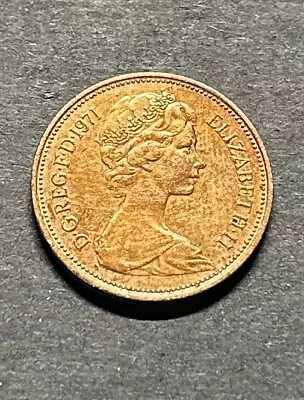 1971 NEW PENCE 2p British Elizabeth II  Coin Free Shipping (F30) • $4.99