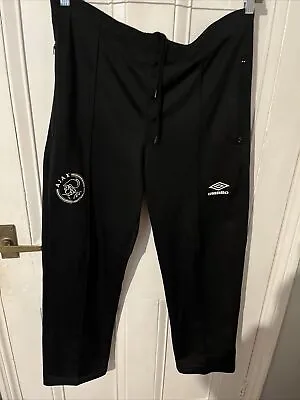 Mens Ajax Umbro Tracksuit Bottoms Medium 90s Vintage  • £12.99