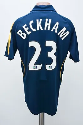 £71.99 • Buy La Galaxy Los Angeles 2007/2008 Away Football Shirt Adidas #23 Beckham Size S 
