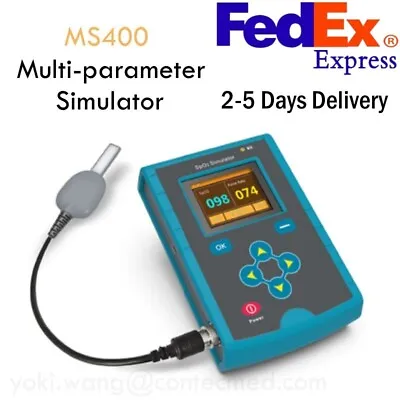 Contec MS400 12 Lead ECG Simulator Multi-parameter Color Touch Patient Monitor • $399