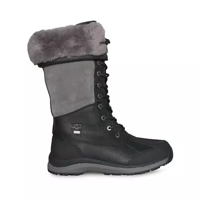 Ugg Women's Adirondack III Tall Boots Black Grey 9 New • $149.99