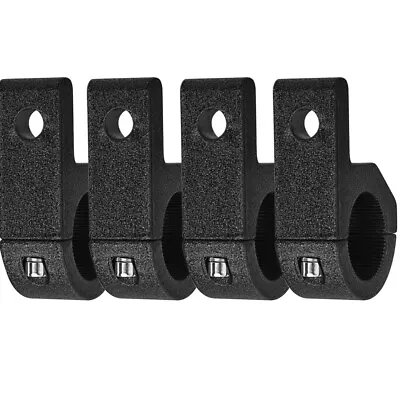 $39.99 • Buy 4x 25-50mm Bullbar Pipe Mount Bracket Clamps LED Work Light Bar + 4 Set Inserts