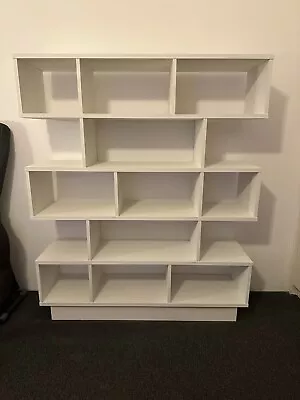 Habitat Cubes Wide Bookcase - White • £20