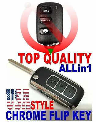 Usa Flip Key For Toyota Elvatdd Dealer Port Installed Td2 Remote Transmitter Fob • $39.99