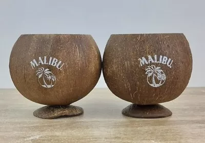 Malibu Coconut Cups Pair Real Coconuts For Cocktails And More. • £10