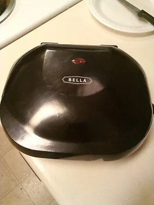 $8 • Buy Grills & Griddles Bella - Electric Grill And Panini Maker - Black
