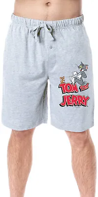 Tom And Jerry Mens' Classic Cartoon Character Logo Sleep Pajama Shorts • $24.99