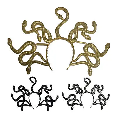 Medusa Snake Headband Headpiece Halloween Greek Mythology Costume Accessory 1x • $16.82