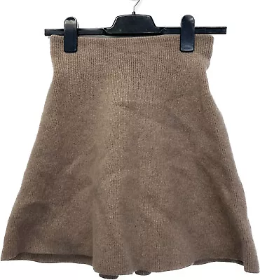 Adrienne Vittadini Beige Wool Blend Knit Skirt Size XS Autumn Winter • £16.99