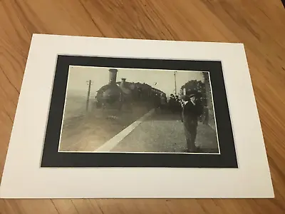 SOUTH WILLINGHAM RAILWAY STATION(CIRCA 1920)-Mounted Picture • £10.99