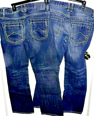 TK AXEL Treadwell Jeans Lot Distressed Straight Leg Mens 30 32 • $19