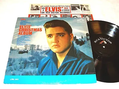 Elvis Presley  Christmas Album  1958 LP VG RCA Deep Groove Mono 1964 Press • $14.95