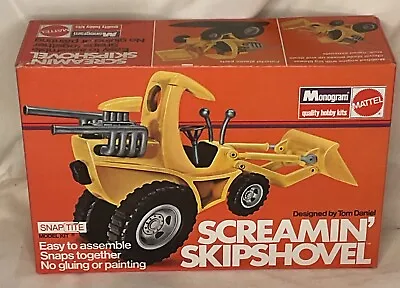 VTG Monogram Screamin” Skipshovel Empty Model Box Only 1971 Mattel Tom Daniel  • $29.95