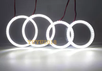 LED Halo Ring For Mazda 3 Axela 14-16 Headlight Fog Light Demon Eye White Color • $41.39