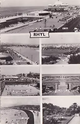 £1.30 • Buy Rhyl Flintshire Real Photo Postcard Posted 1962 VGC