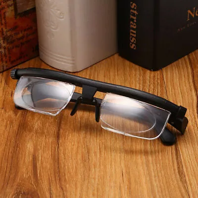 Vision Focus Adjustable Reading Glasses Myopia Eye Glasses Variable Lens Magnify • $11.59