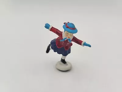 Dept 56 Christmas Village Animated Skating Pond Magnetic Girl Replacement Figure • $9.99