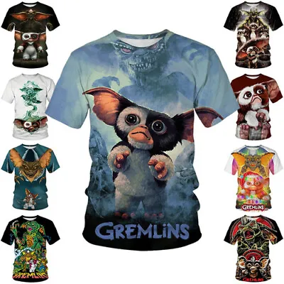 Gremlins Destruction King 3D Womens/mens Short Sleeve T-Shirt Casual Tops Tee • $19.79