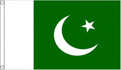 Pakistan Flag 5' X 3' Pakistani Country Flags Banner 150cm By 90cm • £5.99