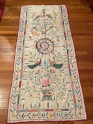 Vintage Rabari Gujarat Kutch Embroidery Wall Tapestry Ethnic 67  X 30  • $285