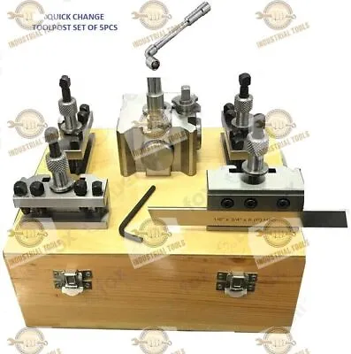 T51 Quick Change Tool Post Set Boxford Aud.Bud And Cud Lathes 16mm Capacity • $272.73