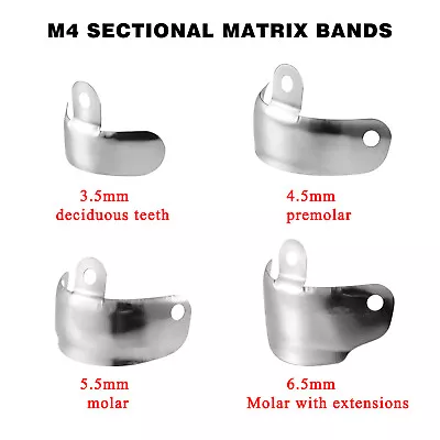 50pcs Dental Sectional Matrix Band Matrice Fit Palodent V3 Garrison Ring System • $18.99