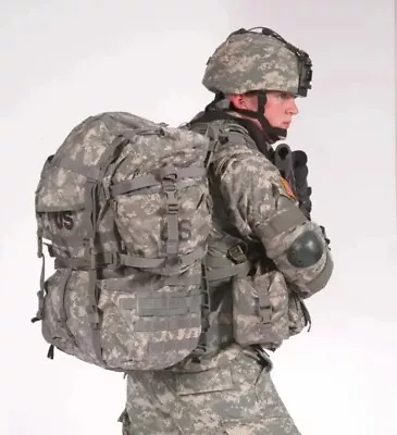 US Military ACU MOLLE II LARGE RUCKSACK BACKPACK - COMPLETE KIT - ARMY Ruck USGI • $49.50