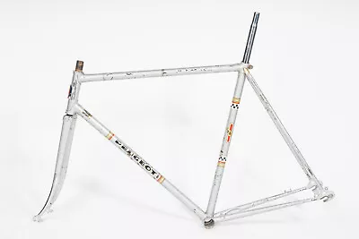 Vintage Peugeot Road Bicycle Frameset Reynolds Tubes Simplex Dropouts • $345